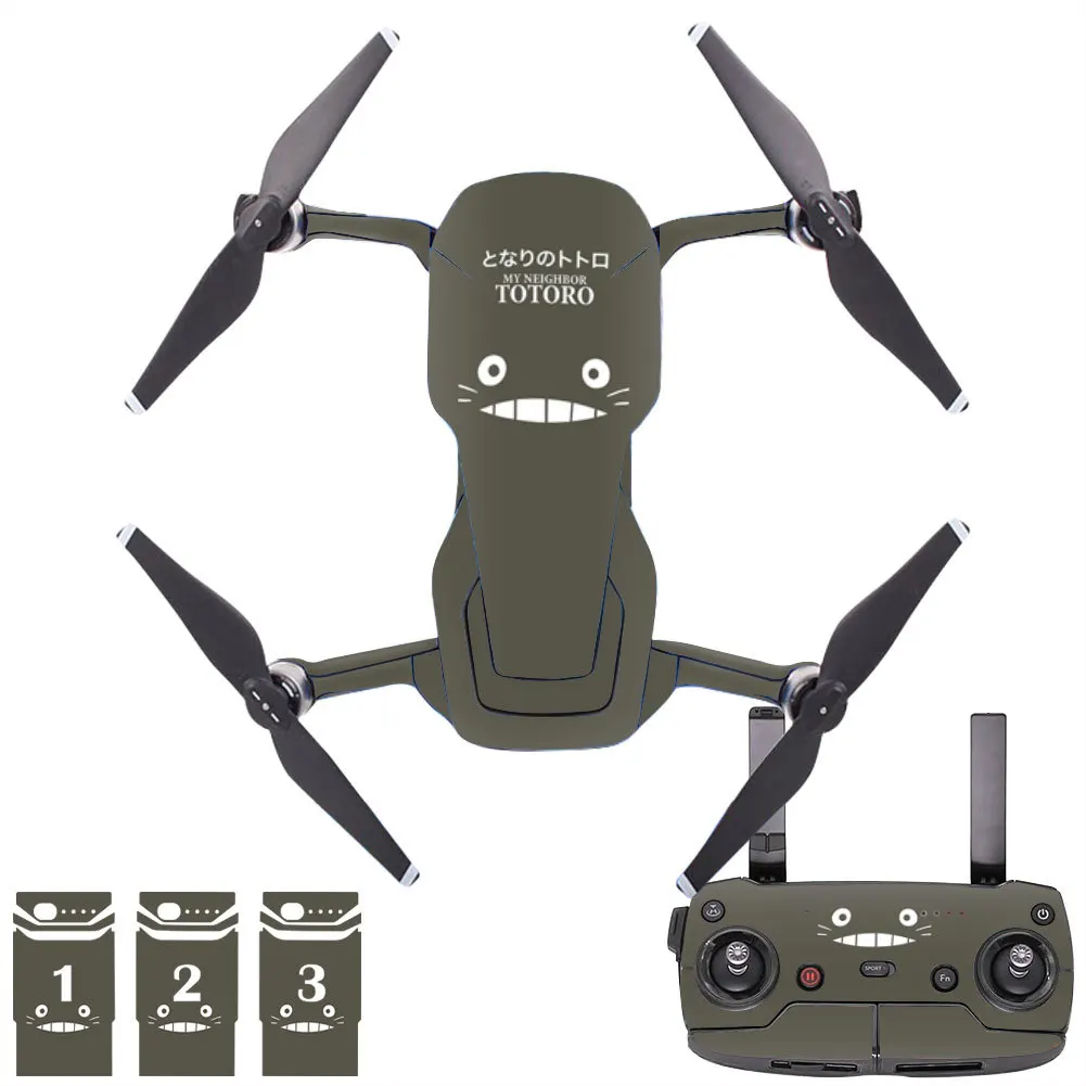 DJI Mavic Air 1 Drone Skin Wrap, Vinyl Decal Sticker Full Set Body Remote Battery, Anti-Scratch Protective Cover, Cool Pattern