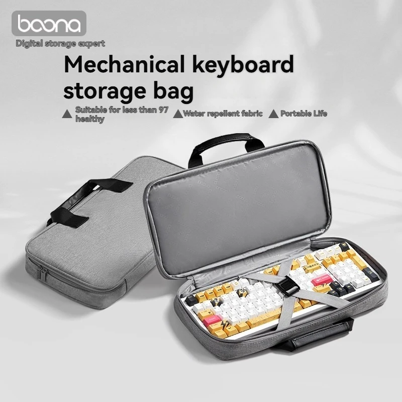 WOB Wooting AULA Mechanical Keyboard Customized Storage Bag 65/75/87/98/108 Dustproof Scratch-resistant Portable Keyboard Bag