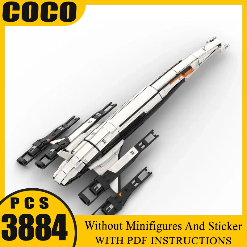 

Moc Building Bricks Military Model Normandy SR-2 Fighter Technology Modular Blocks Gifts Toys For Children DIY Sets Assembly