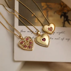Hot Sell Classical Heart Pendant Necklaces For Womon Girl, Stainless Steel Chain Party Wedding Vacation Jewelry