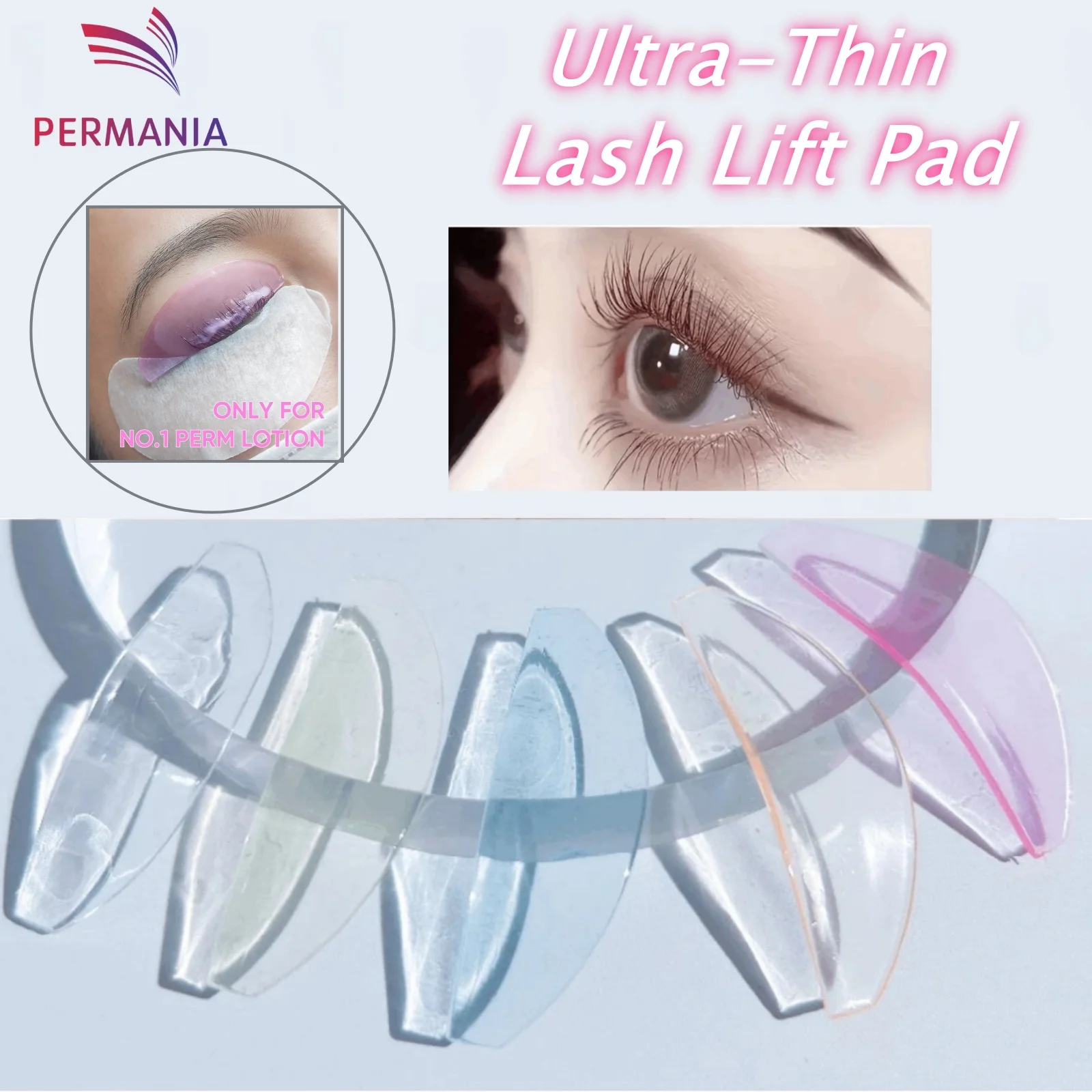 Perania silicone lash perm almofadas suavizante levantamento cílios hastes escudo auto-adesivo 3d cílios modelador acessórios ferramenta de maquiagem