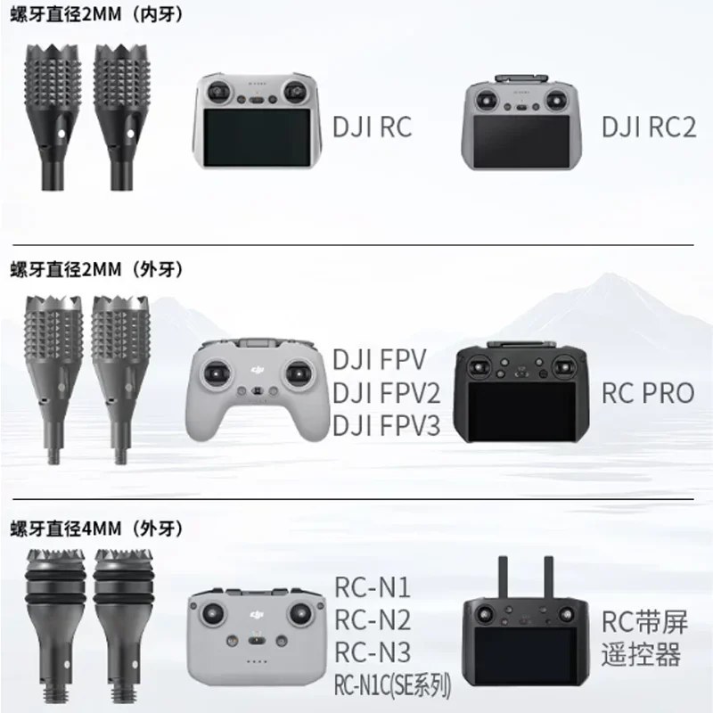 Thumb Stick Joystick Accessories Compatible With DJI RC DJI RC 2 Smart Remote Controller Drone Spare Replacement Parts