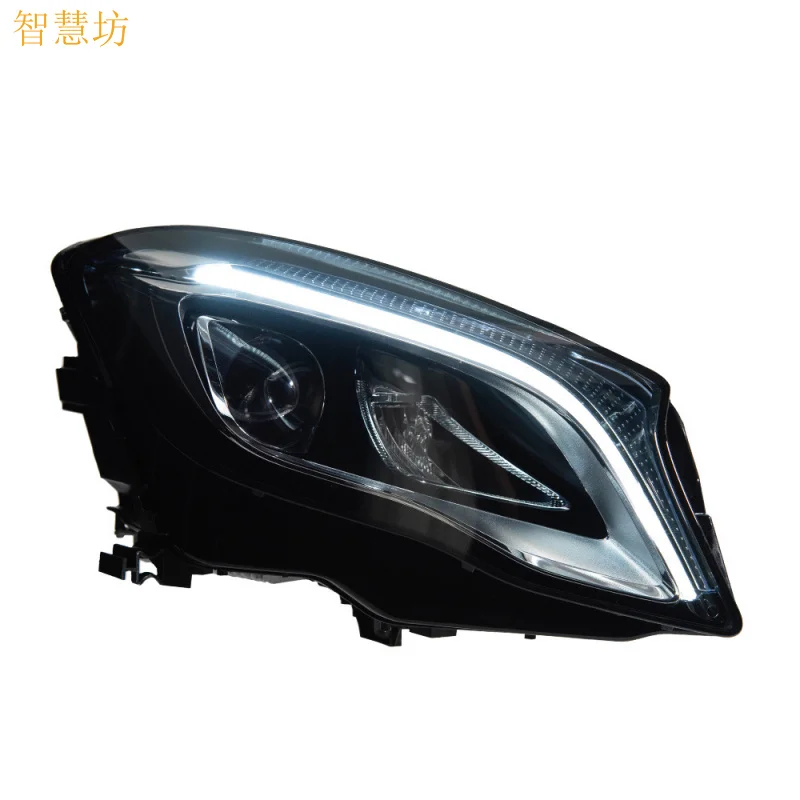 

Suitable for 15-19 Mercedes GLA Headlight Assembly Modified High-End Version LED Daytime Running Lights Turn Signal LED Lens