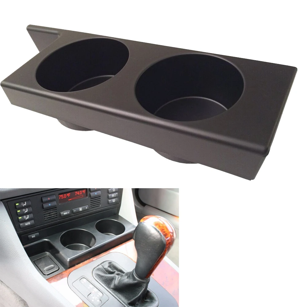 

Front Car Cup Holder Center Drink Front For BMW E39 5-Series M5 1997-2003 Plastic Portable Phone Coin Cup Console