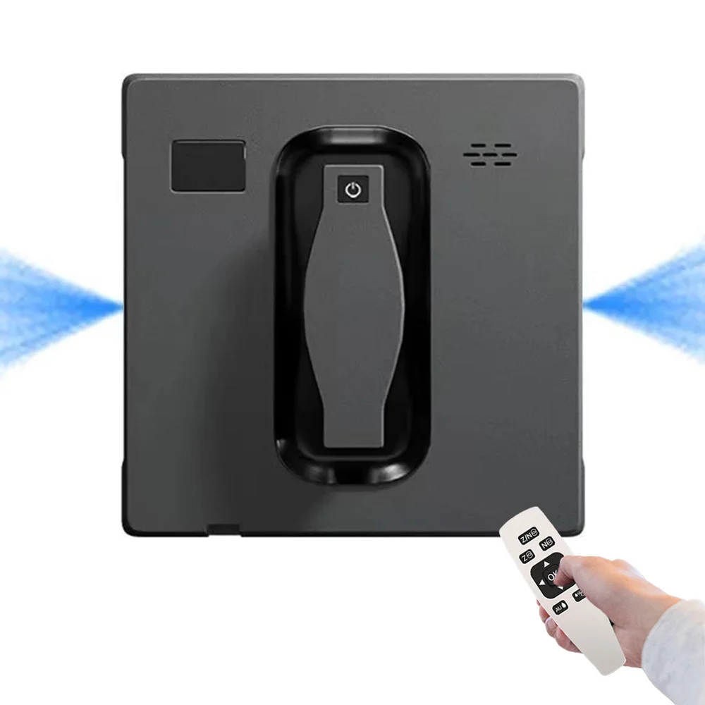 Robot nettoyeur de vitres 800W 3200PA, double pulvérisation d'eau, mémoire intelligente, forte aspiration, capteur laser, robot de nettoyage de vitres murales domestiques