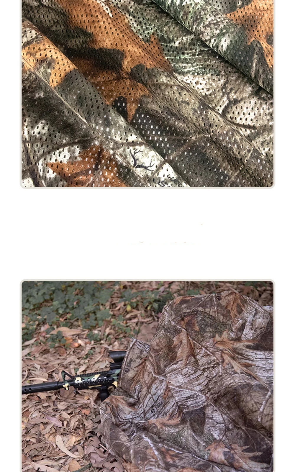 Tarnnetz Sonnenschutz Gartenzaun Dekoration Camouflage-Netz Sichtschutz Auto Camping Zelt Überdachung Jagdzubehör – Detail 6