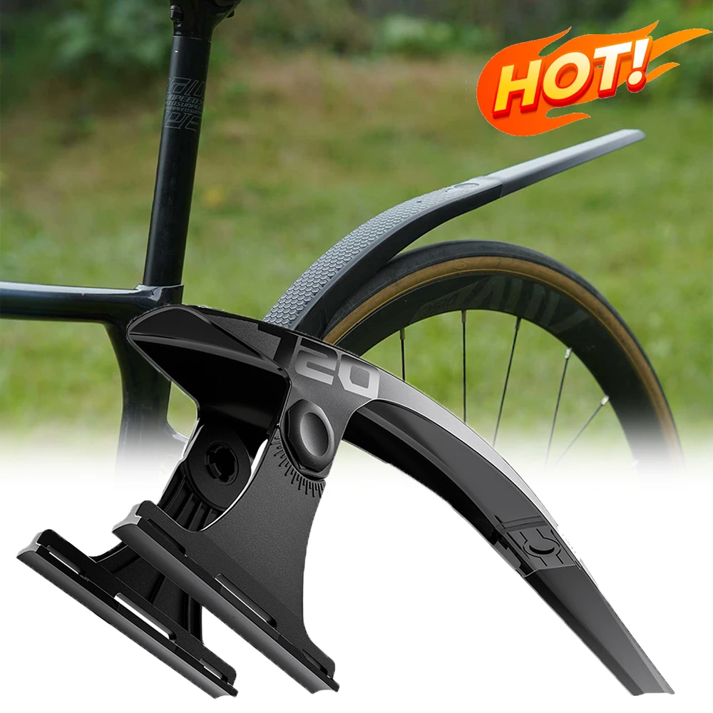 

1/2pcs Bicycle Fenders Mountain Bike Mudguard Front Rear Tire Wheel MTB Bike Guard Fender Quick Release Protector Below 38mm