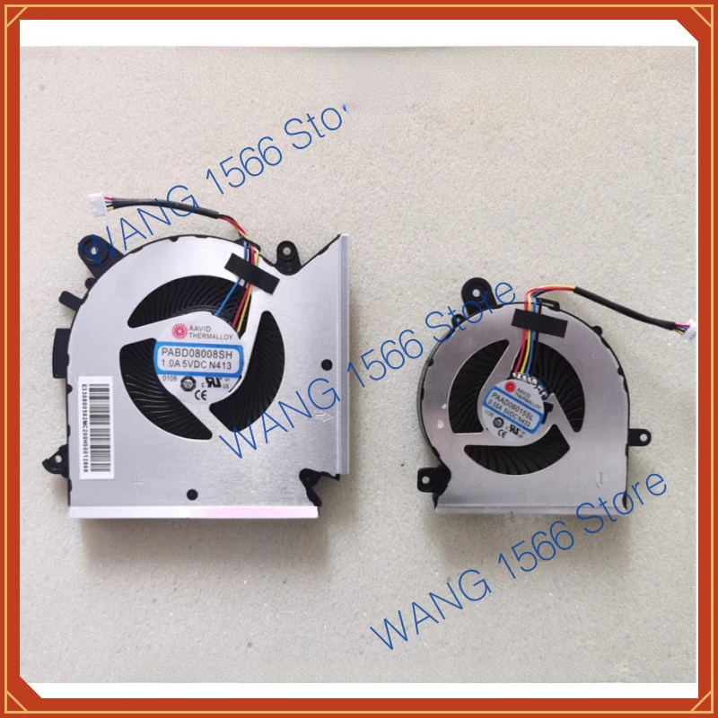 Ventola Con Dissipatore Di Calore Originale Per MSI GF65 Thin 9SEXR (MS-16W1) Per GPU/CPU, Con Pasta Termica Inclusa, Connettore 2x4 Pin