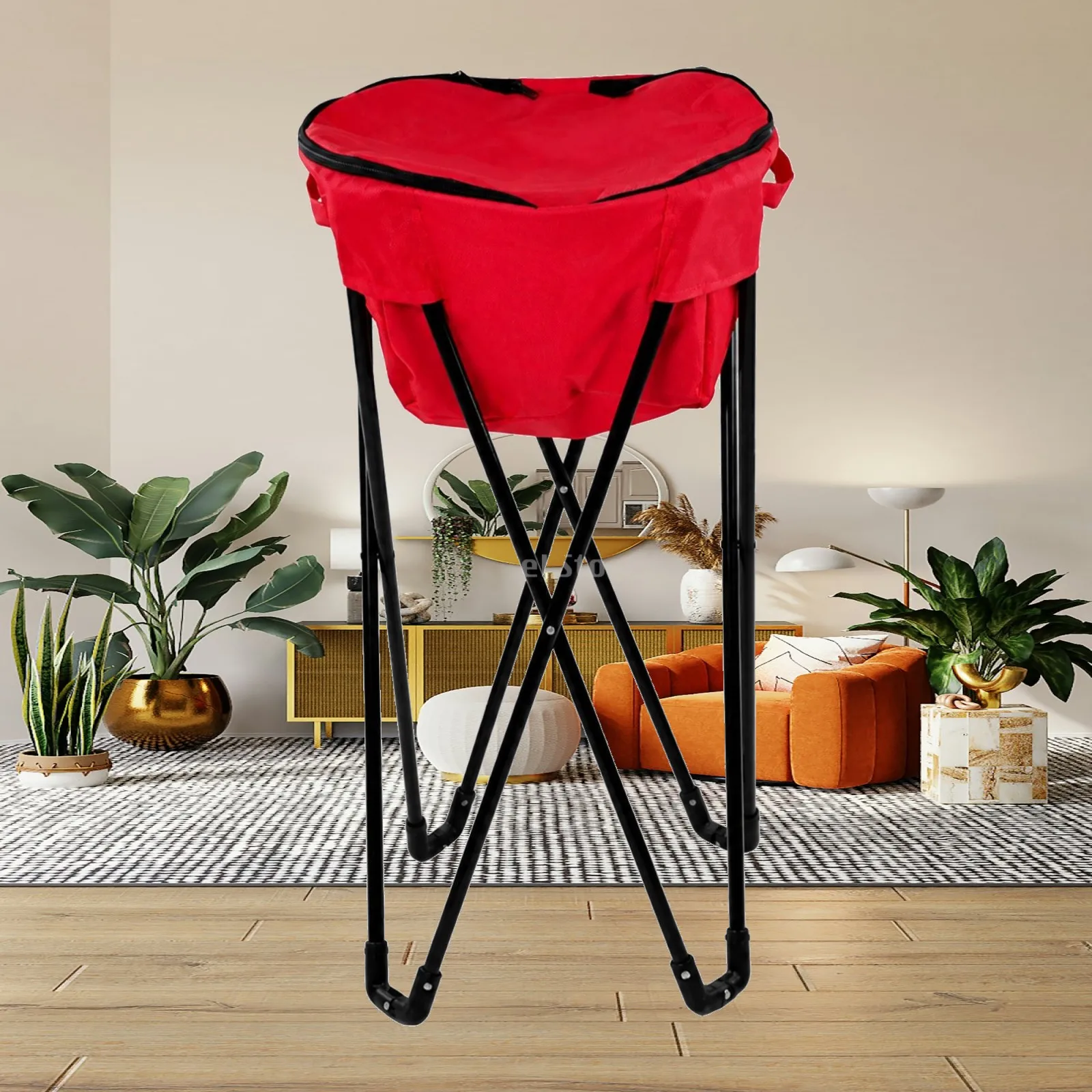 Portable Folding Insulated Cooler Box Bag 15kg Capacity Oxford Cloth for Outdoor Meals
