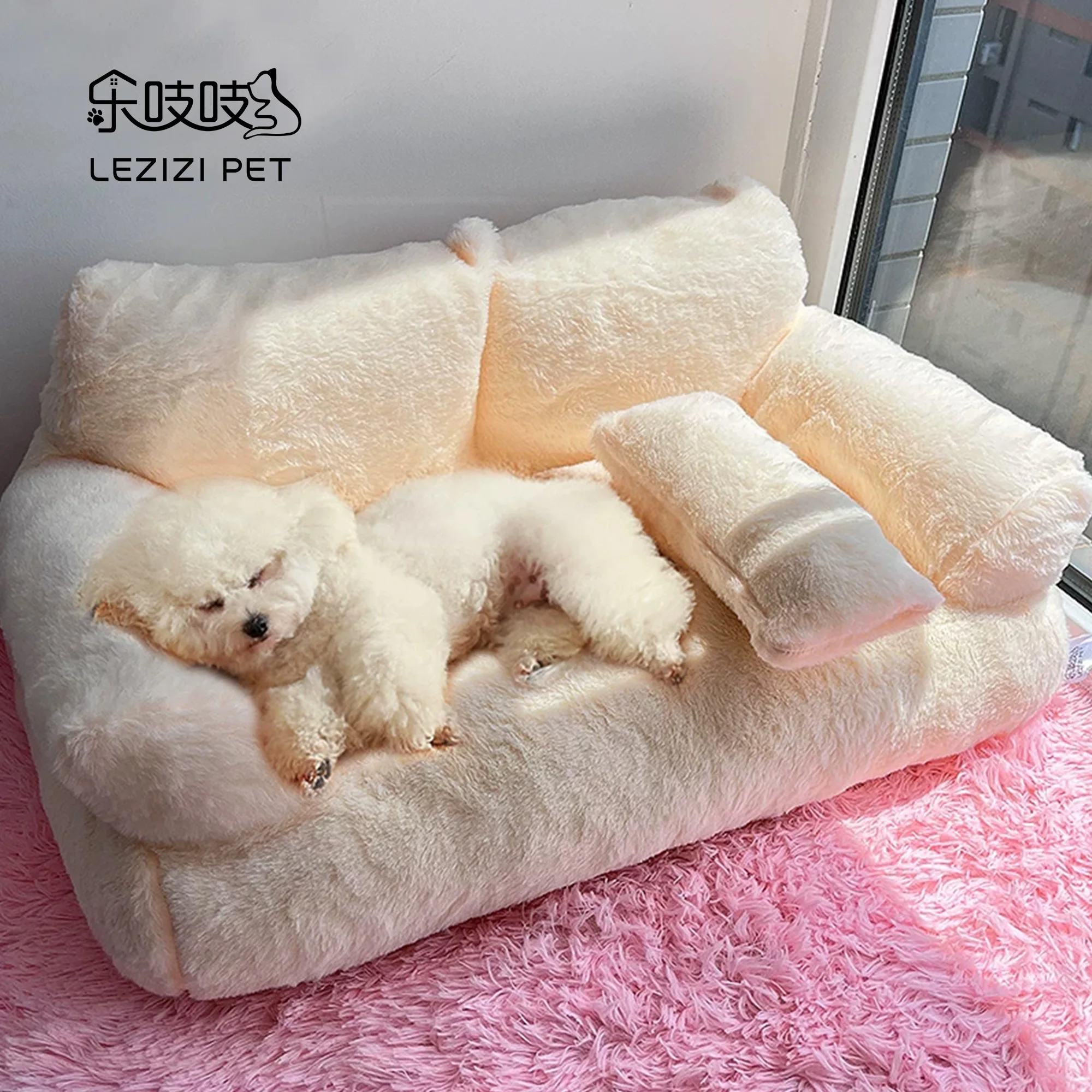 Winter Removable and Washable Cat Bed Large Dog Sleeping Mat Cat Security Nest