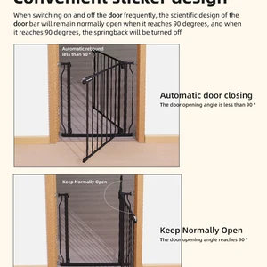 Sicherheitsbarriere für Kindersicherheitstür für Haustiere, Babytür für Treppen 8 Hauptverkaufssicherheit Portao - №7