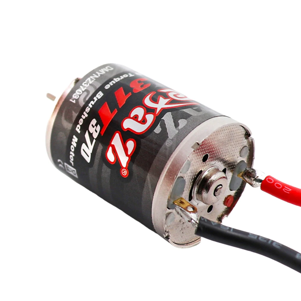 Motor cepillado 31T 370 Motor de CC Motor de alto par Motor eléctrico cepillado 30000RPM para 1:10 1:12 1:14 1:16 1:24 RC Crawler