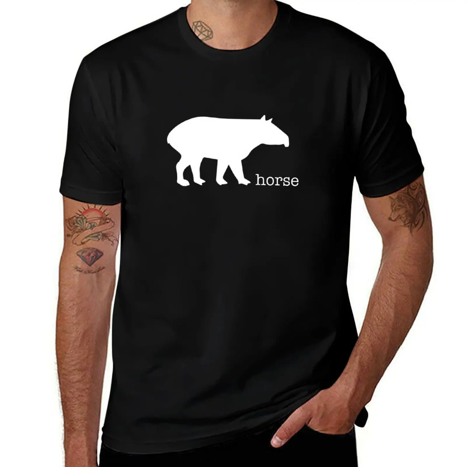 

Tapir Horse for Ex Mormon T-Shirt man graphic t shirt t shirts for man cotton funny man t shirts cotton T-Shirt