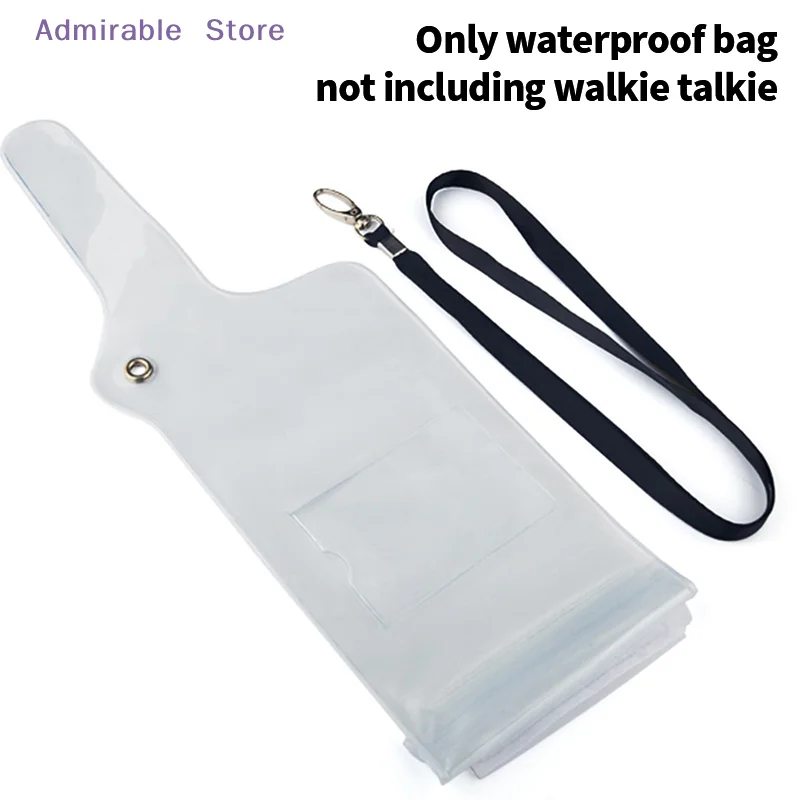 [W]Portable Waterproof Rainproof Case Pouch For  Walkie Talkie Two-Way Radios Protector Cover