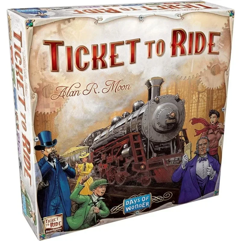 Ticket To Ride Series Euro First Journey USA Board Games English Family Friends Party Play Cards Game Plot Collection Toys Gifts