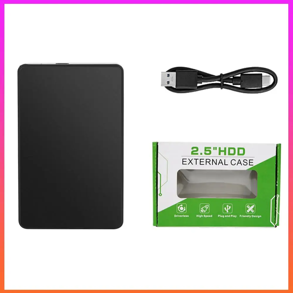 

Type-C USB3.1 SATA Mobile HDD Box Transfer Speed 6Gbps Portable Hardisk Plug and Play 2.5inch for Windows/ Os /Linux System
