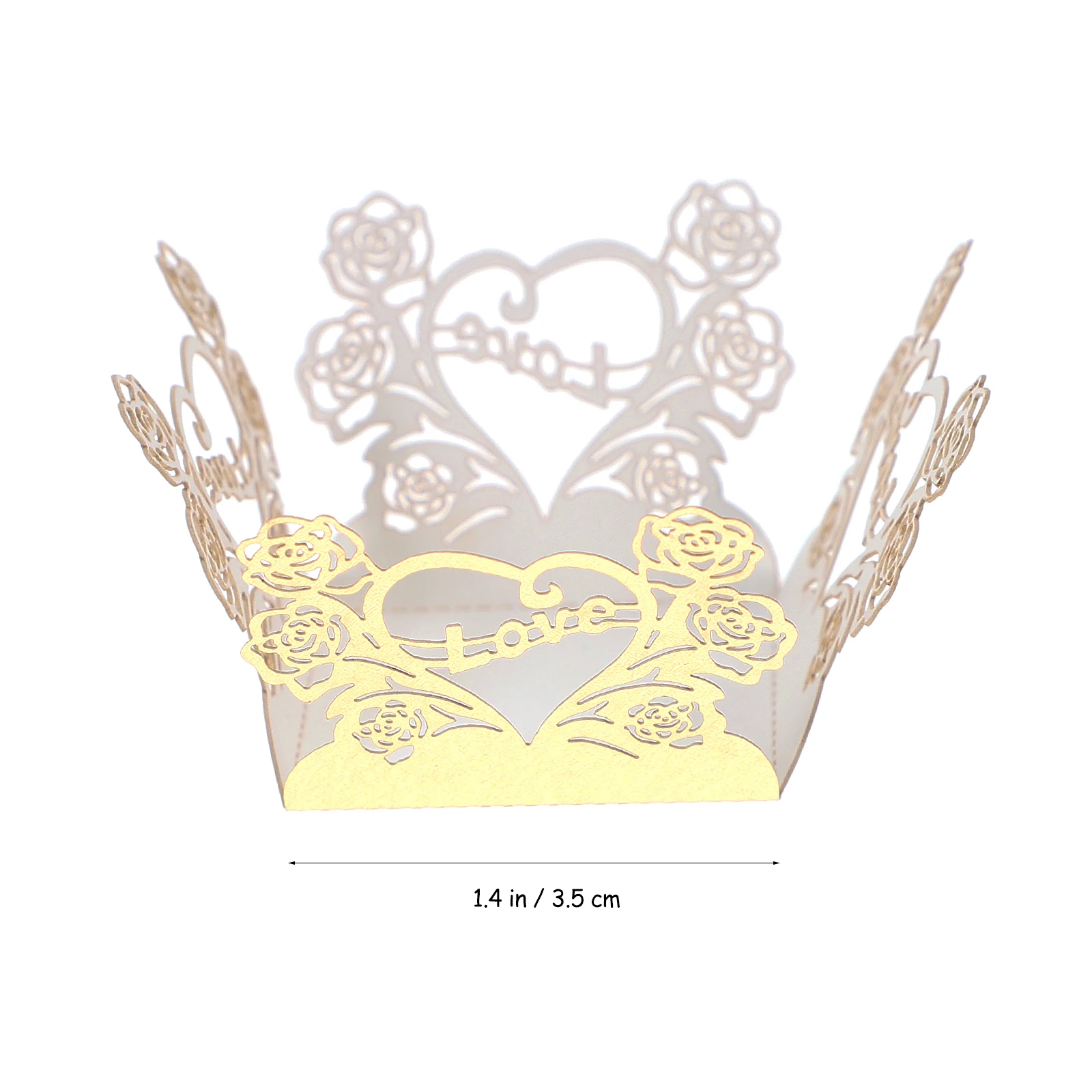 

50pcs Chocolate Wrapper Papers Premium Material Separate Packaging Party Wedding Caramels Confections Truffle Cups Hollow