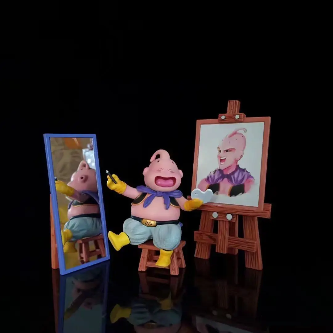 

Новая аниме-фигурка, мультяшный Dragon Ball Majin Buu, версия рисования, ПВХ, коллекционные игрушки для детей, материал, декоративная фигурка