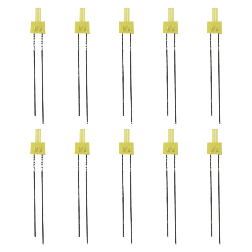 1Pc Brand New Flashing LED LED 20mA 2mm Tower Self-flashing Diffuse Tower Diffuse LED Self-flashing Flash Light