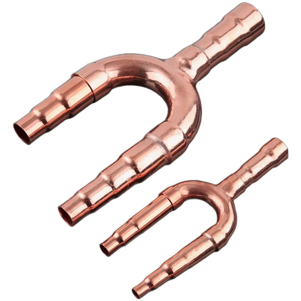 Thick Copper Branch Pipe Fitting for Central AC Systems Compatible with For Midea 01C 02C 03C 25 11 5cm Dimensions