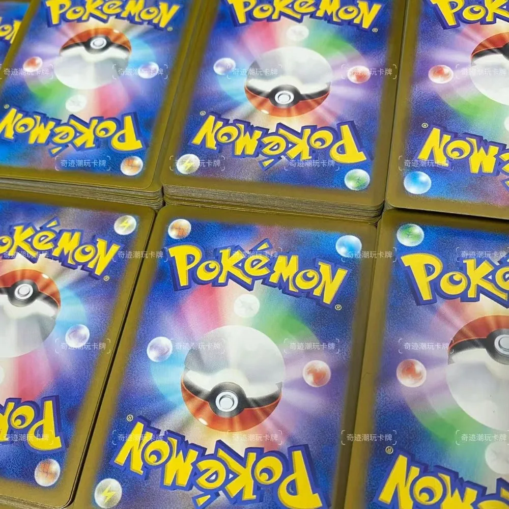 الأصلي 100 قطعة بطاقات البوكيمون PTCG لعبة بطاقات التداول اليابانية جمع نادر هولو EX GX VMAX معركة سطح السفينة بطاقات البوكيمون هدية