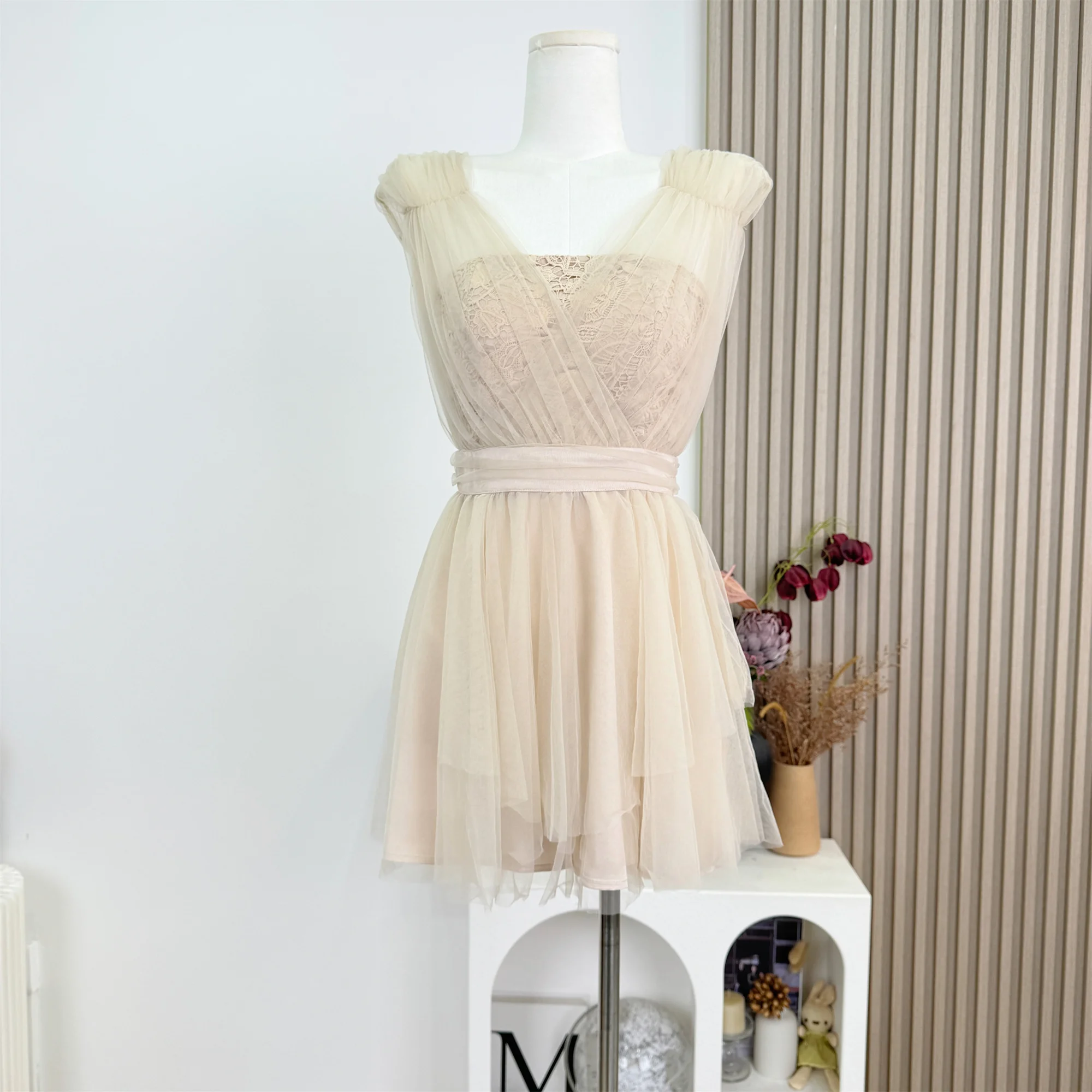 

Knee-Length 2025 New Short Evening Dress Fashion Sleeveless Robe De Soiree Short Front Long Back Prom Dresses Elegant Vestidos