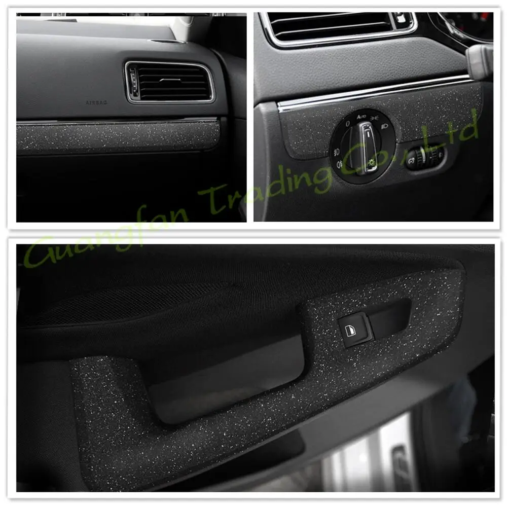 For Volkswagen JETTA 2015-2018 Car-style Interior Center Panel Dark Flash Stars Point Diamond Shine Color Change Sticker Decals view 5