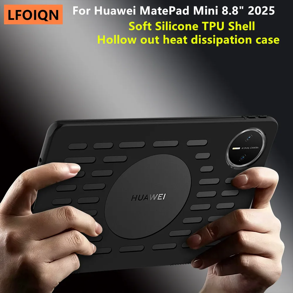 LFOIQN Weiche TPU-Rückabdeckung für Huawei MatePad Mini 8,8 Zoll 2025 MLR-AL10 MLR-AL00 8,8'' Tablet Wärmeableitende Schutzhülle