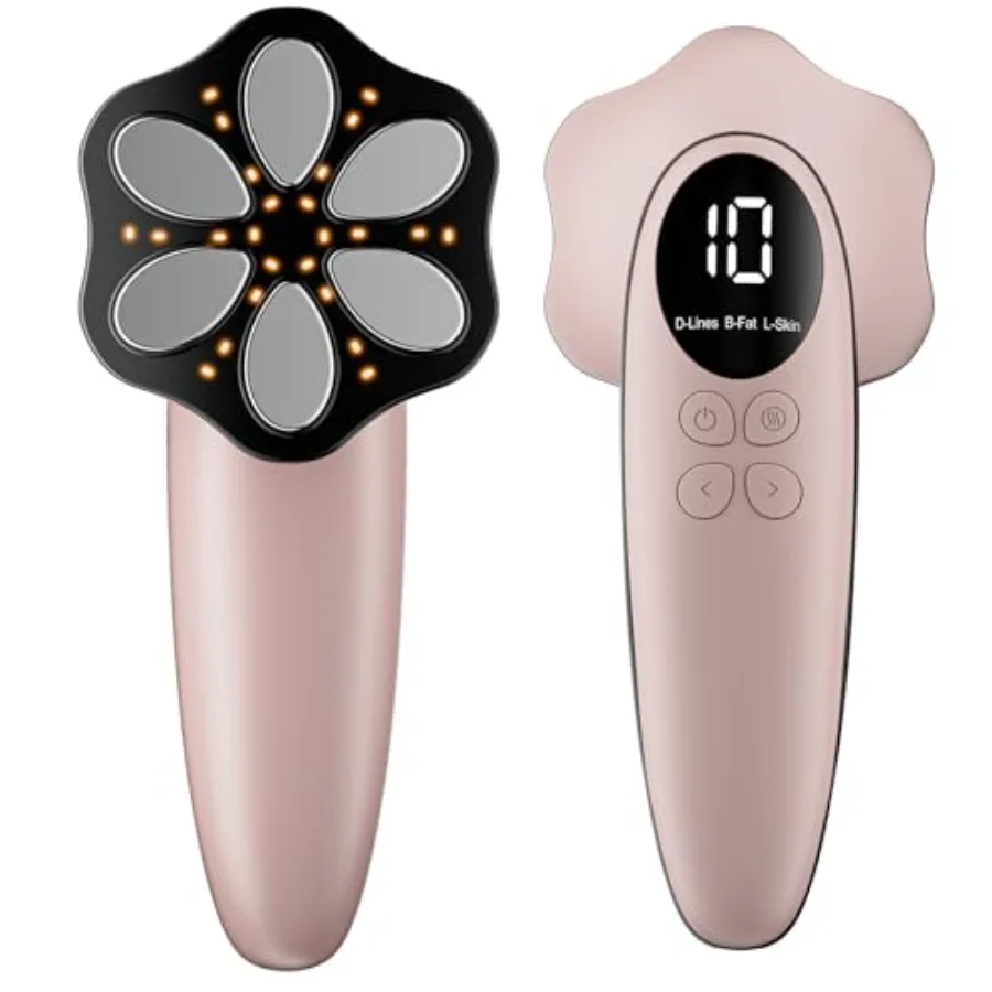 

Профессиональный электрический массажер для тела - улучшенный портативный массажер для подтяжки кожи с функцией нагрева для живота, талии, рук и ягодиц