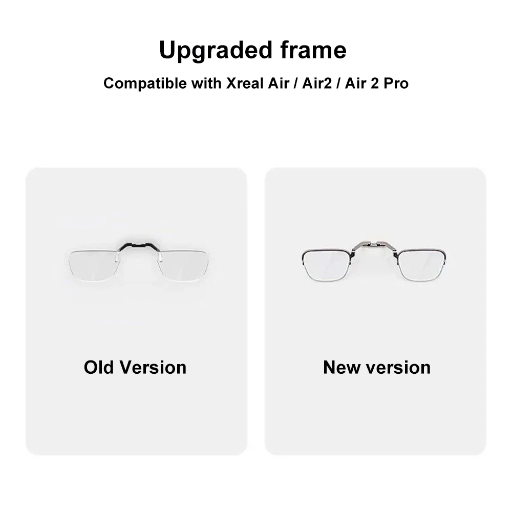 Für Nreal Air/Xreal Air 2/Air2 Pro/One/1S/One Pro Smart AR-Brillen: Maßgefertigte Linsen für Kurzsichtigkeit, Weitsichtigkeit, Astigmatismus und Blaulichtfilter – Detail 3