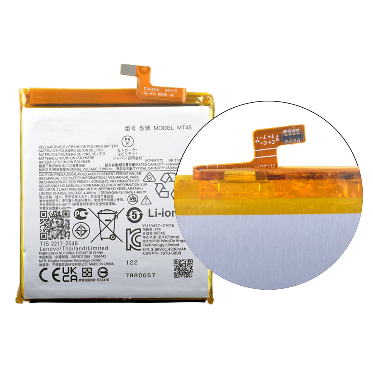 100% Original MT45 4520mAh Battery For Motorola EDGE S PRO XT2153-1 Phone Batteries