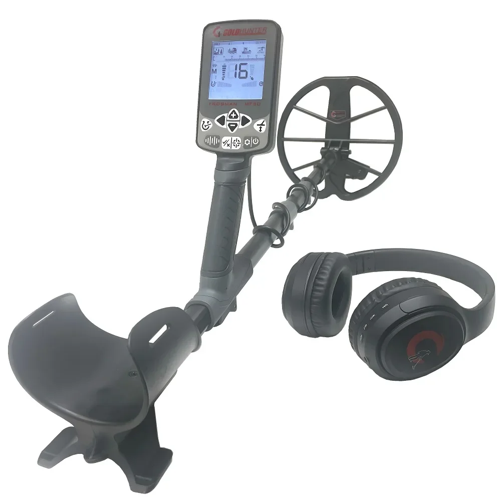 MF50 Multi-frequency Gold Metal Detector Underground Metal Detector with 11 inch Search Coils