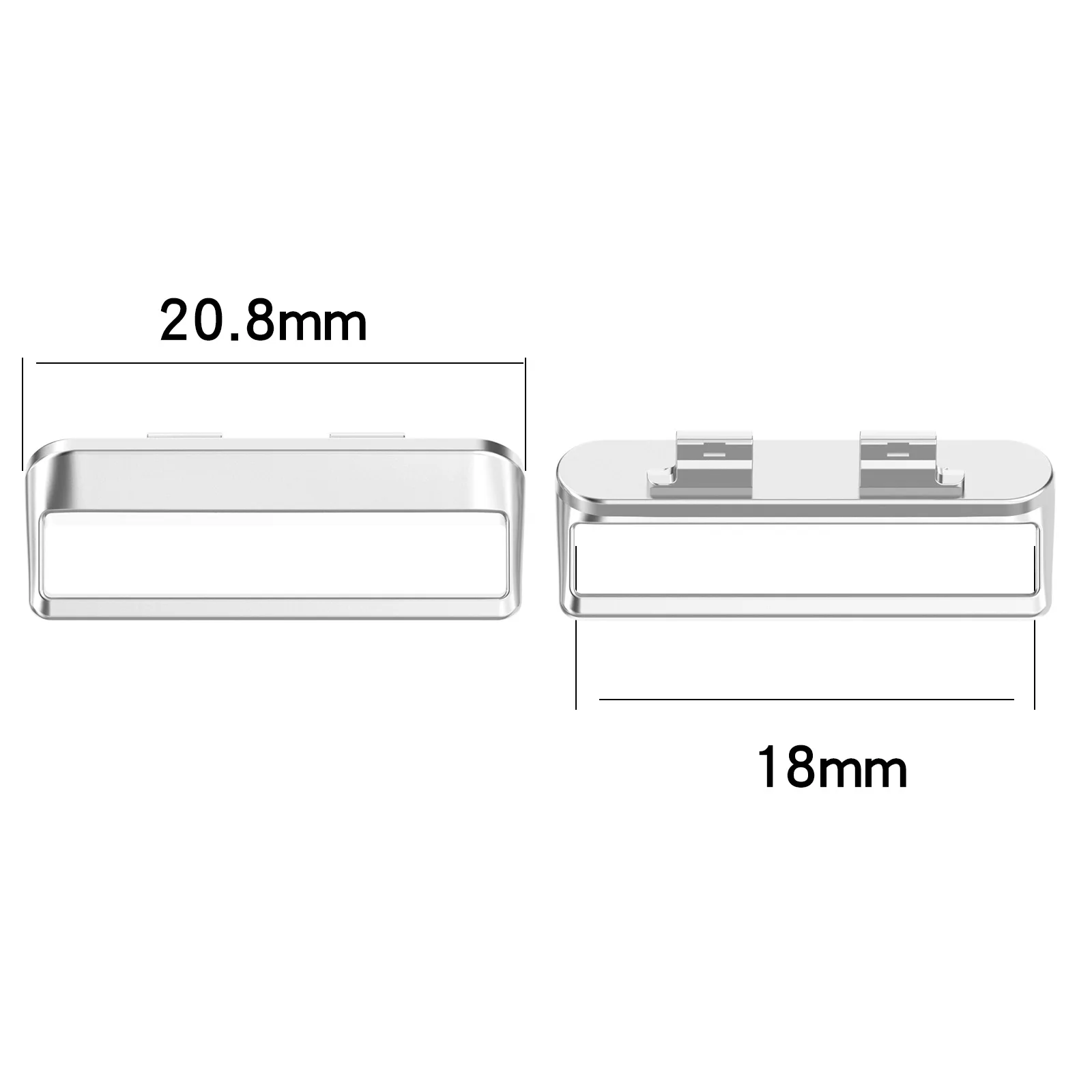 Watch Strap Connector for Huawei Band 11 Pro NFC Strap Stainless Steel Adapter for Huawei Band11 NFC Watch Band Connector