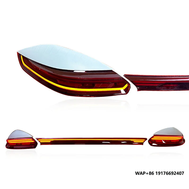 

ForPorsche Panamera 970 2010-2016 Taillight Upgrade to 971 New Trunk Taillight Car Light LED Driving Water Turning Light