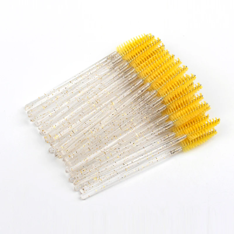 Lanjinglin 5/50 PCS Disposable Eyelash Brush Eyelashes Extension Makeup Tools Mascara Wands Applicator Eye Lashes Cosmetic Brush