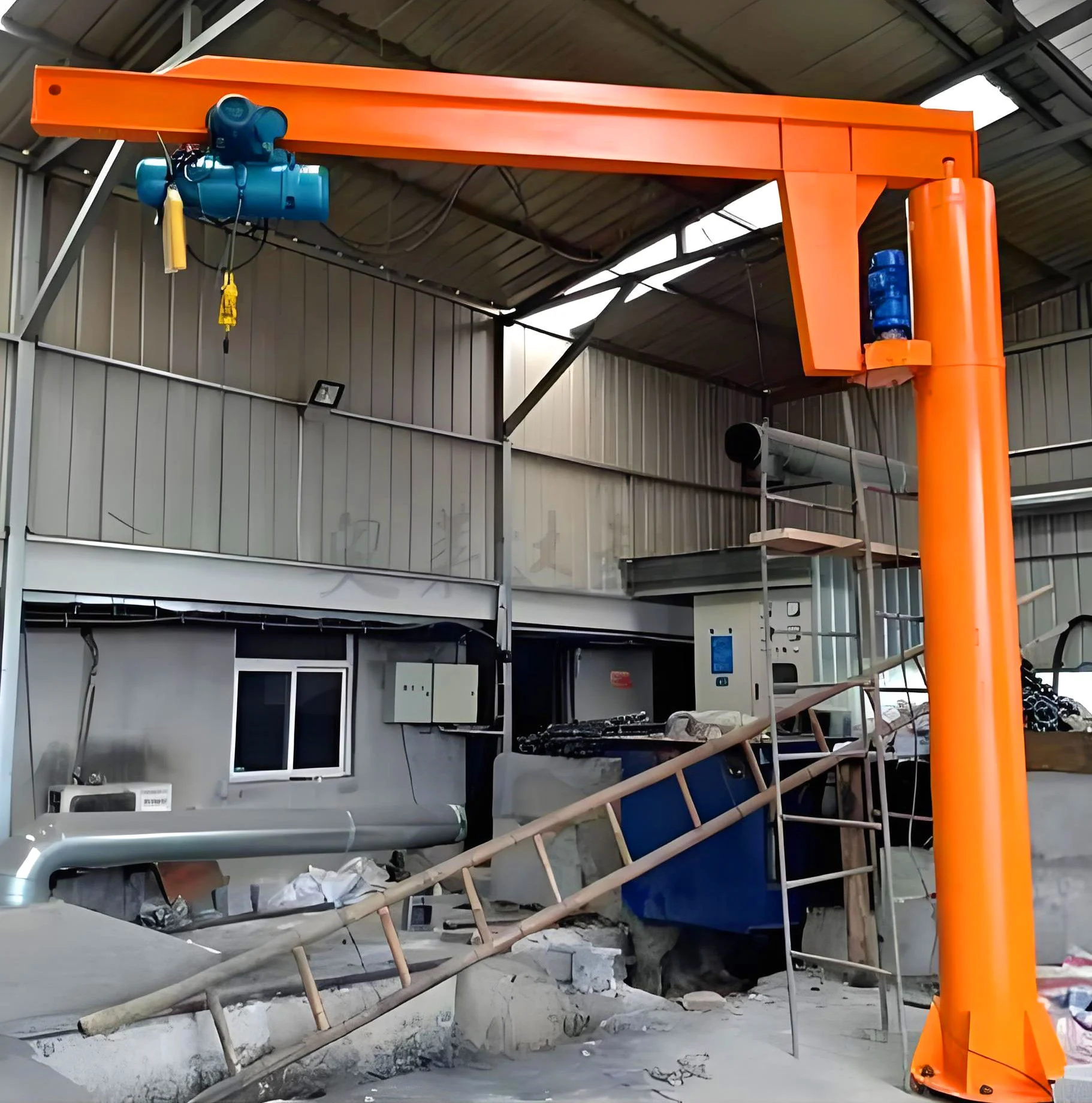 Customized Type Standing Column Floor Mounted Slewing Arm Crane 250kg 500kg 1 Ton 2 Ton 5 Ton Jib Crane Cantilever Lifting Machi