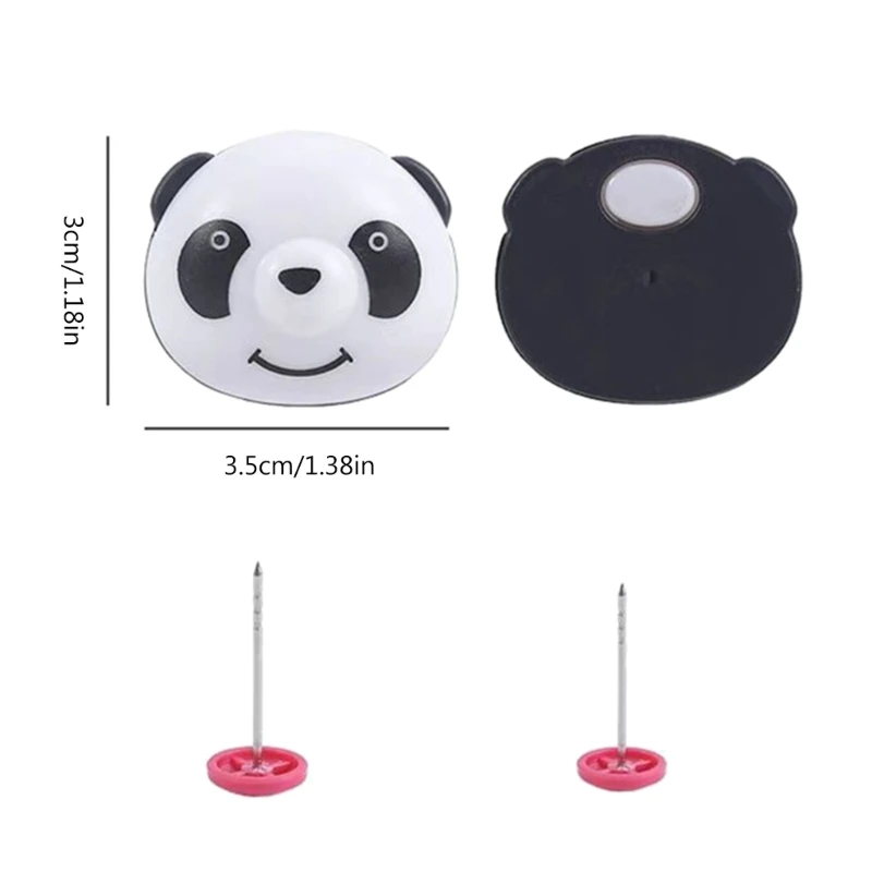 8x Duvet Clips Panda Duvet Pins Cartoon Style Quilt Holder Clips Bed Sheet Fastener Clips for Cushions Curtains Blankets