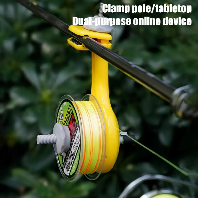 [hs]-enrolador-de-linha-de-pesca-para-uso-externo-com-fixacao-em-mesa-ou-varas-de-pesca-para-carretilhas-de-spinning-e-baitcasting-ferramentas-de-pesca-1pc