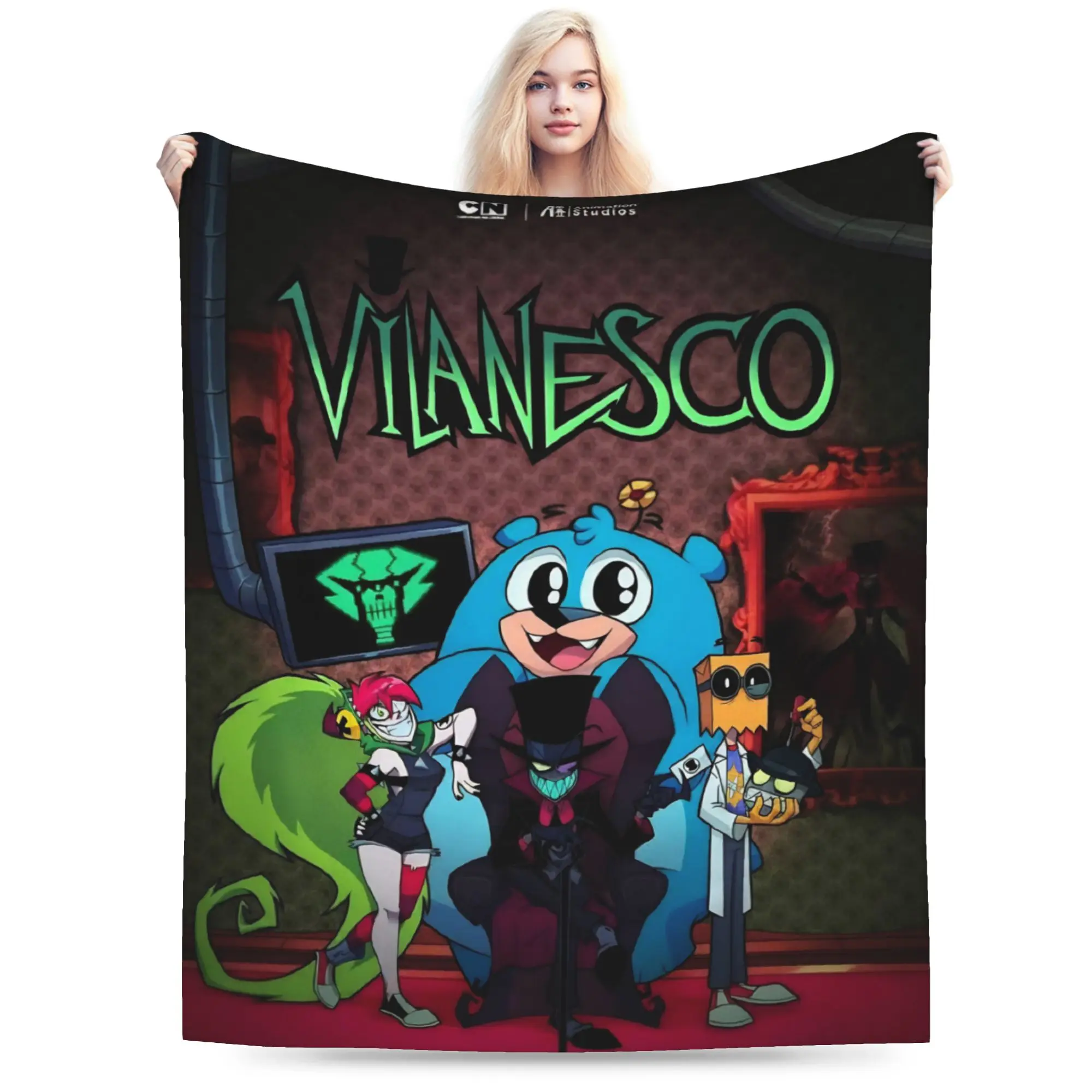 Villainous Comdy Blankets Lightweight Thin Flannel Relax Present  Throw Blanket Bedding Throws