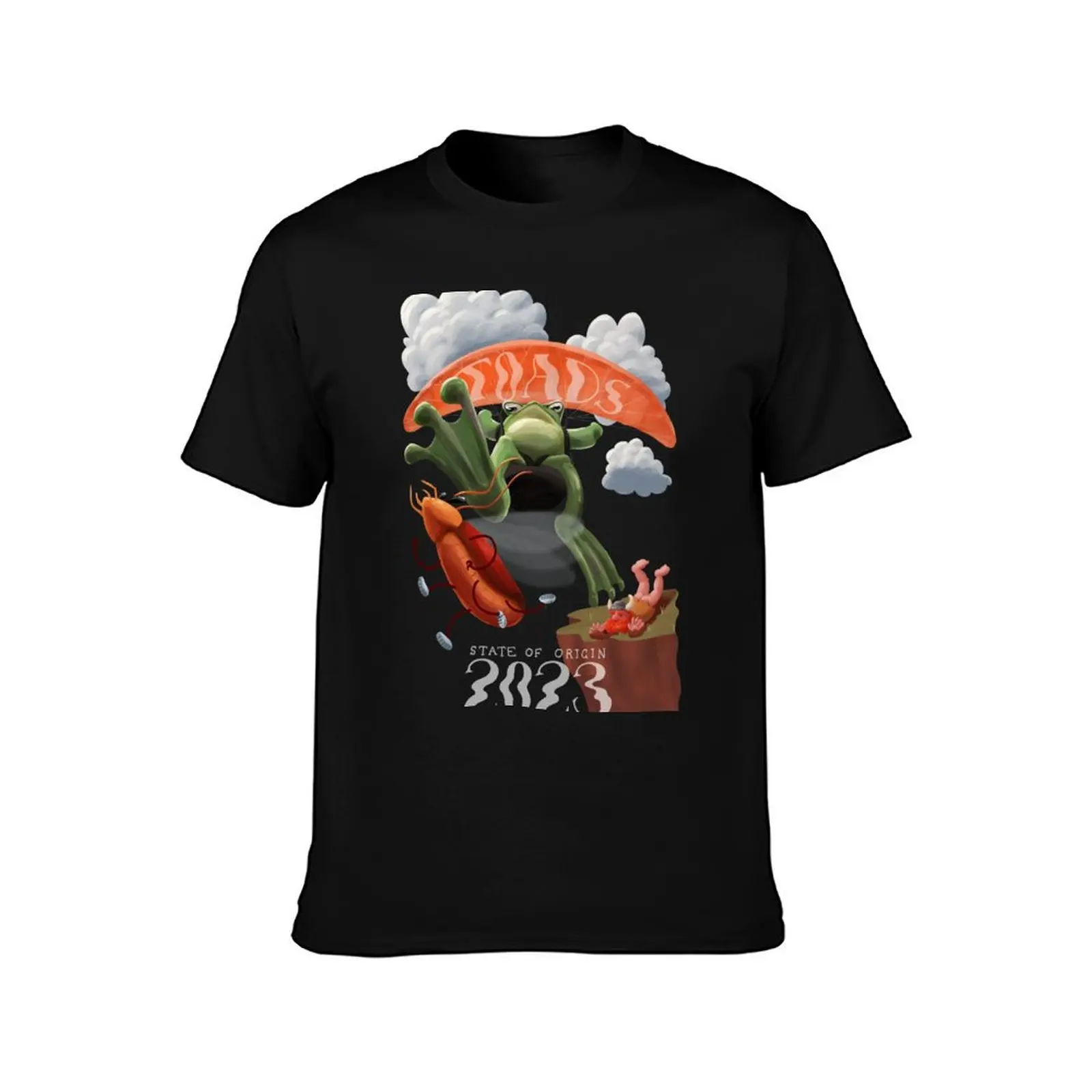 2023 Queensland Cane Toads - Paragliding State of Origin T-Shirt Breathable Gym Short Sleeve T-Shirt