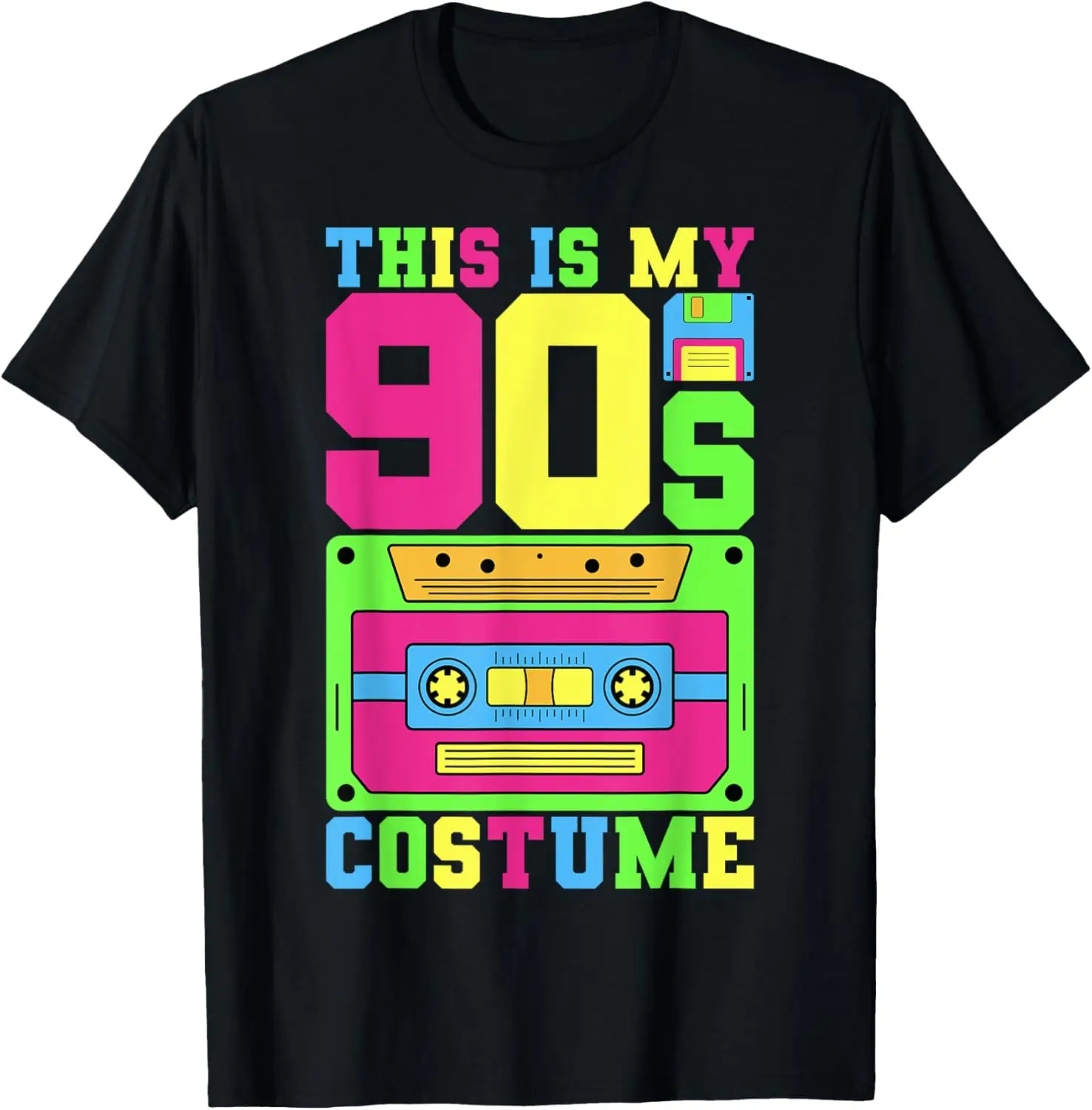 90s Costume 1990s Themed 90s Party Nineties Theme Outfit 90s T-Shirt