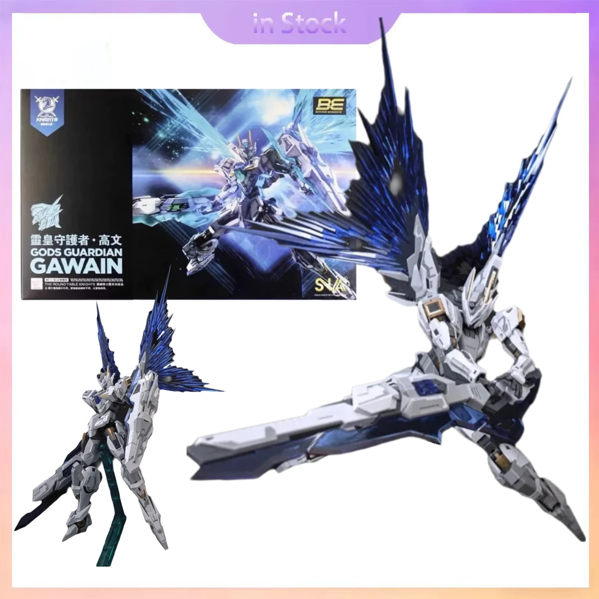 

Original Genuine In Stock HG 1/144 Gods Guardian Gawain The Round Table Knights Anime Collection Action Figure Model Kits