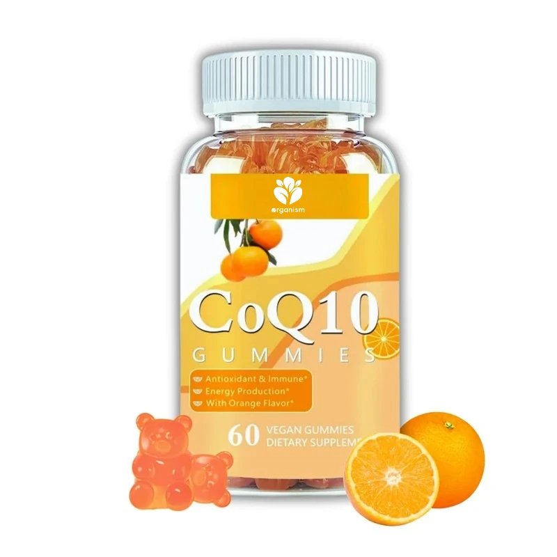 CoQ10 gummies, sugar free coenzyme Q10 vitamins, muscle and bone energy | super high absorption, cellular energy, antioxidants