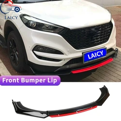 LAICY For Hyundai Tucson 2005-2022 Front Bumper Lip Chin Spoiler Splitter Diffuser Body Kit Trim Air Dam Canard Splitter