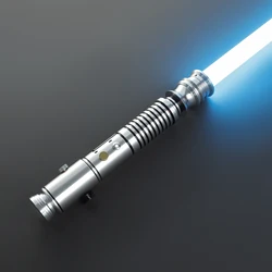 DamienSaber Geonosis Arena lightsaber Anakin Saber Sensitive Smooth Swing Heavy Dueling Metal Hilt Motion Control with 34 Fonts