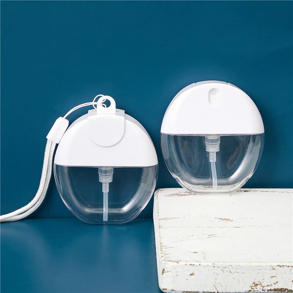 

10pcs/pack 30ml Empty Portable Refillable Round Plastic Perfume spray Bottle Container With Sprayer Pump for Fragrance Alcohol