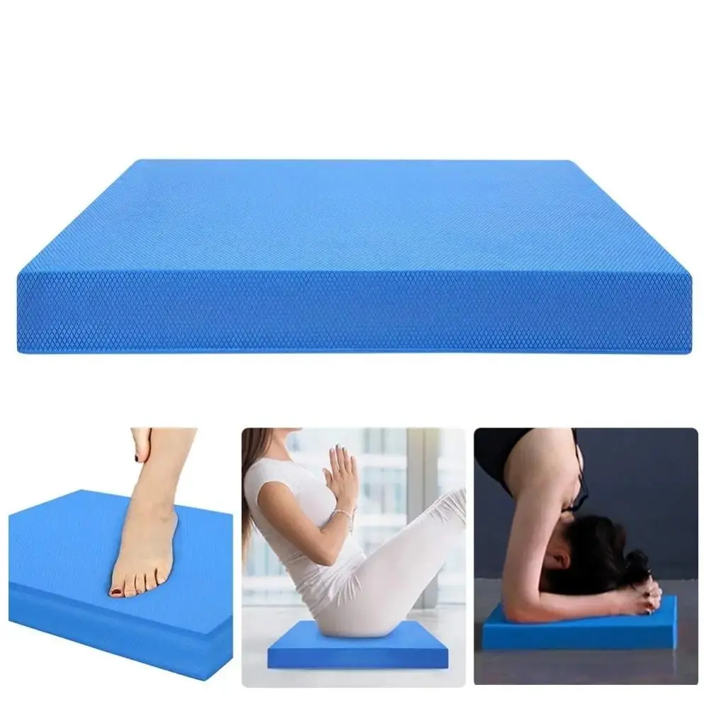 Cuscino Yoga bilanciato in schiuma allenamento in vita tappetino per l\'equilibrio in TPE riabilitazione del ginocchio della caviglia terapia fisica