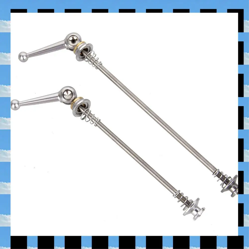 

ABME Bicycle Skewers 1 Pair Ultralight Titanium Quick Release Bicycle Hub Skewers For MTB Road Bike