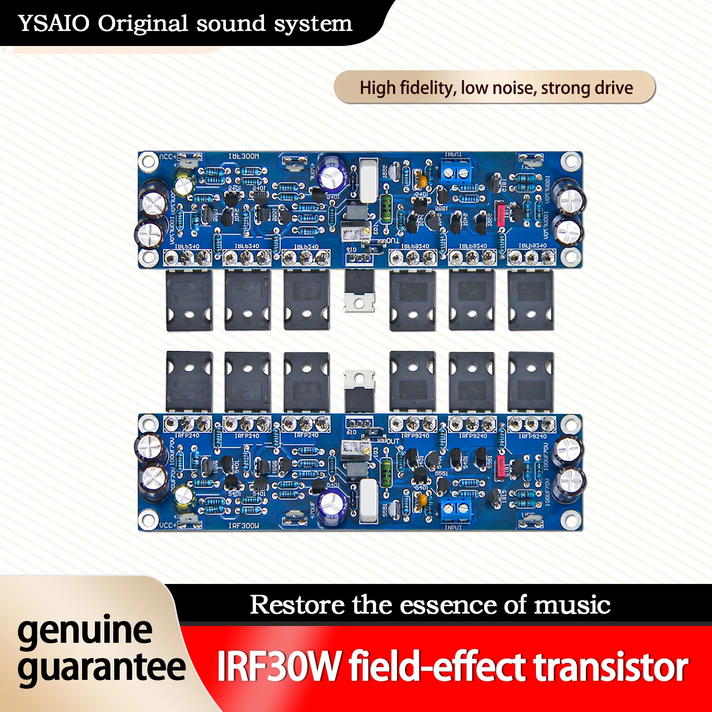 ysaio-irf30w-field-effect-transistor-audiophile-amplifier-board-class-a-and-class-ab-hifi-high-power-power-amplifier-finished-board