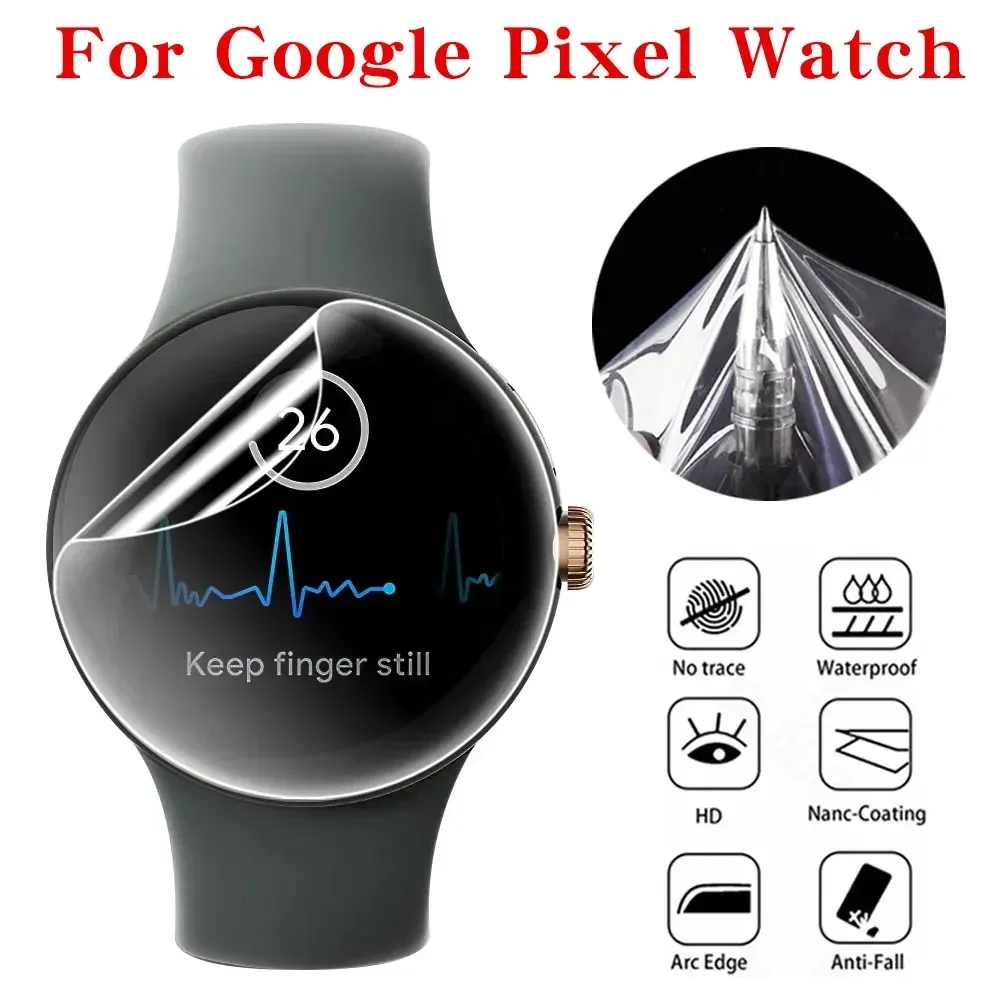 Hydrogel Film For Google Pixel Watch 2 Soft Full Cover Anti-Scratch Protective Screen Protector For Pixel Watch Watch2 Not Glass